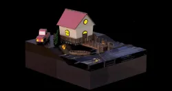 House diorama