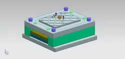 Injection mold and press tool