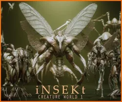 iNSEKt  150 monster parts 3D model