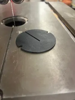 Jet Band Saw Throat Plate