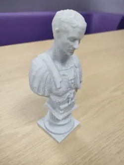 Julius Caesar On Ionic Column Pillar Base (Remix)