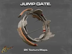 JUMP GATE Low-poly 3D model