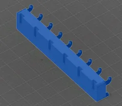Keyslot (Kupper) Pegboard to Standard Pegboard Adapter