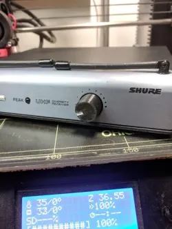 Knob for Shure diversity receiver UT4A