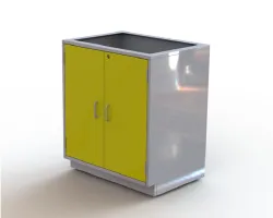 LAB FURNITURE TWO SHUTTER CABINET / SINK UNIT