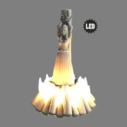 LED Witch burning at the stake