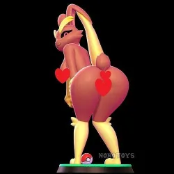 Lopunny NSFW 3D print model