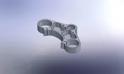 Lower fork plate