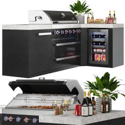 Mont Alpi BBQ 3D model