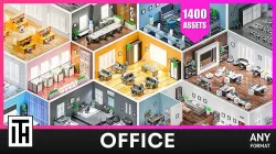 Office - Asset Pack by ithappy Low-poly 3D model