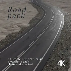 PBR Road texture pack  Texture