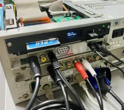 PC-9800 C-Bus Mount for CF Card Adapter and Gotek Floppy Emulator
