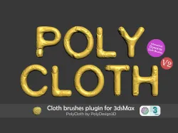 PolyCloth V2 ClothBrush Plugin for 3dsMax 3D model