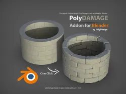 PolyDamage for Blender 3D model