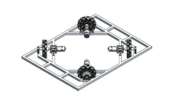 Quad-Wheel Omni-Directional Vectoring Robot