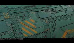 Scifi Wall Panel Texture Set F Texture