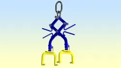 Scissor Sling Lift in Solidworks