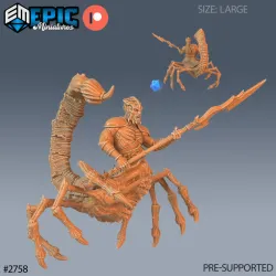 Scorpion Demon Spear / Arachnid Devil Hybrid / Evil Poison Humanoid / Wild Southern Army / Hell Encounter