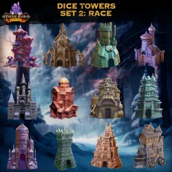 Set 2: Races Dice Towers - SUPPORT FREE!
