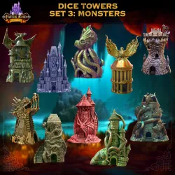 Set 3: Monsters Dice Towers - SUPPORT FREE!