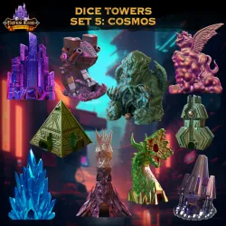 Set 5: Cosmos Dice Towers - SUPPORT FREE!