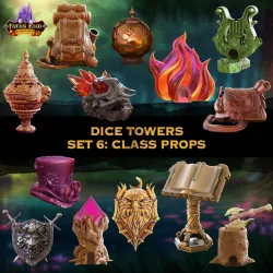 Set 6: Class Prop Dice Towers