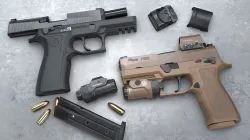 SIG Sauer P320 XCarry Pro Handgun Pack Low-poly 3D model