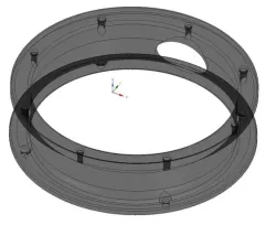 Skoda Fabia 2002 speaker ring 170mm (165mm)