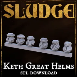 SLUDGE Keth Great Helms Conversion Heads
