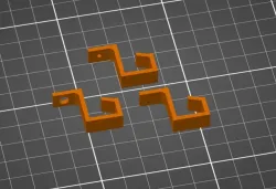 Small Cable Holder / Clip - under the table