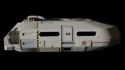 Small Transport Space Shuttle 3D model