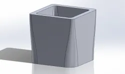 Smooth Flowerpot (5inch cube)