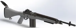 Springfield Armory M14E2 Saw (STP, STL, SLDPRT)