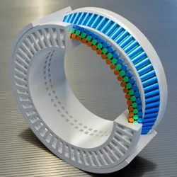 Stacked Rolling Element Layered Radial-Axial Truncated Conical Roller Bearing
