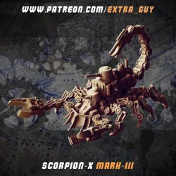 Steampunk Scorpion Tank 30mm and 40mm