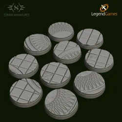 Strata Miniatures - Egyptian Bases 32mm Round x10