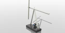 The Swinging Sticks with proximity sensor