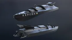 Ukrainian Naval Drone Game Ready Low-poly 3D model