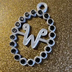 Wednesday easy printed pendant