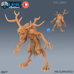 Wendigo / Natural Spirit / Horned Evil Beast / Mythical Humanoid / Undead Forest Encounter
