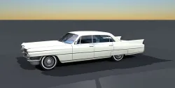 1964 Cadillac Sedan DeVille 3D model