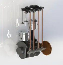2 cylinder engine model