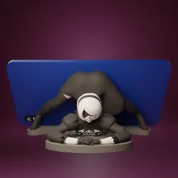 2B NIER AUTOMATA PHONE HOLDER 2 VERSIONS 3D print model