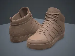 Adidas Neo Raleigh 9TIS-highTop sneakers 3D print model