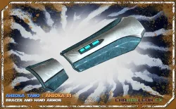 Ahsoka Tano Bracers n Hand Armor The Mandalorian Cosplay 3D print model
