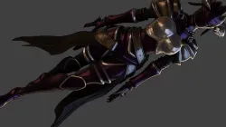 Albedo Armor for Animation Anime Overlord Low-poly 3D model