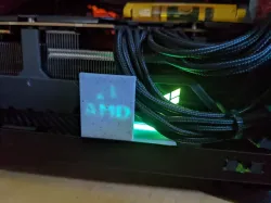 AMD GPU Spacer withtTranslucent logo