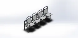 Automated foldable Airtight Outdoor Bench Seats