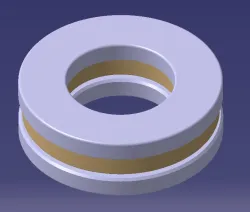 AXIAL BALL BEARING DIN 711_D_85_d_45_H_28