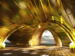 bamboo hut cabane bambou